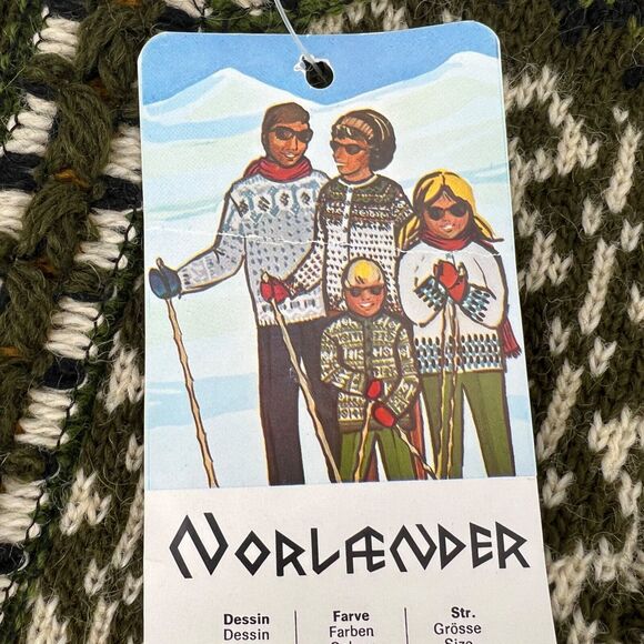 Norlender Norwegian Wool Cardigan Sweater Kids Euro Size 2 **READ** - Picture 3 of 9